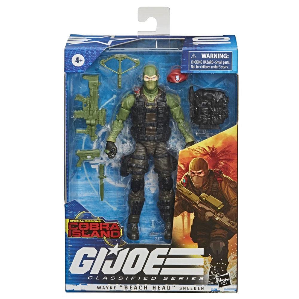 American Hero G.I. Joe Beach Head Figure - Multi-color, Plastic, Model f0149/f0118