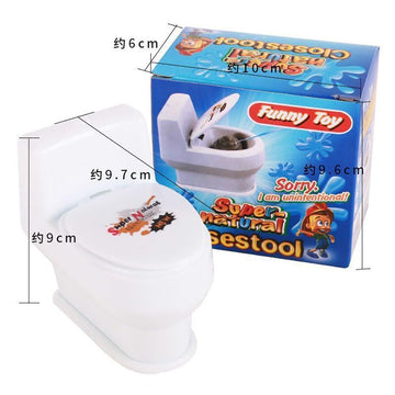 Cooplay Joke Toy Stool Toilet Seat Water Spray Trick Make Funny In Party Prank Funny Gag