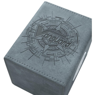 Gamegenic Cardfight!! Vanguard Nation'S Vault | Premium Deck Box | Holds Up To 50 Double-Sleeved Cards | Extra Drawer For Power Counters And Accessories | Brandt Gate - Gray Color | Made