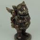 Veronese Design 5 1/4' Steampunk Aviator Flying Pig Resin Figurine Bronze Finish