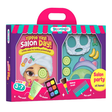 Bloomingo Yippie Yay! Salon Day | Engaging Roleplay Activity For Kids Age 3-7 | Develop Creativity, Social Imagination & Motor S