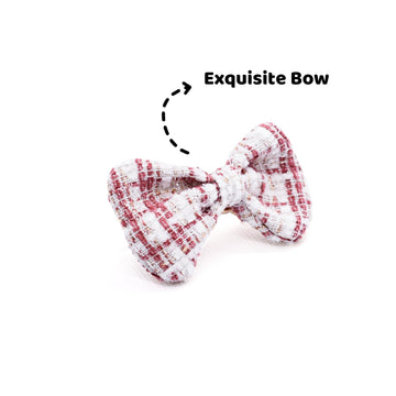 LYBHYQTII Doll Clothes for 17cm Dolls  enhanced Handmade Fashion Clothes 3 Piece Set Including a Bag  Clothes and Bow with High-End Dolls Accessories for Play & Display - Red (No Doll No Logo)