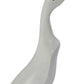 Bare Decor Albert The Duck, Hand Carved And Painted White, Bamboo Root Figurine, 15''