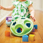 Green Toys Shape Sorter - Classic Plastic Toy for 6+ Months - Medium Size - Green/Blue - Model SPSA-1036