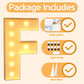 Imprsv 3Ft Marquee Light Up Letters F, Large Light Up Letters, Big Marquee Letters For Party Decorations Baby Shower Anniversary