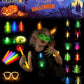 XXJXING Glow Sticks Party Set, 40 Pieces with Connectors