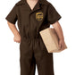 Ups Guy Boy'S Costume, Medium (3-4),Brown