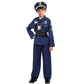 Spooktacular Creations Halloween Police Costume for Kids  Dark Blue Police Officer Costume for Boys  Toddler Cosplay RolePlay Themed Party (Small  5-7 yrs)