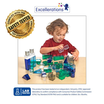 Excellerations Calming Light Blocks - 50 Pieces