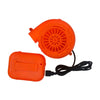 Kiddale Mini Inflatable Costume Fan Blower, 10W×13L, Orange, Upgraded Plastic Model for Dinosaur and Inflatable Game Suits
