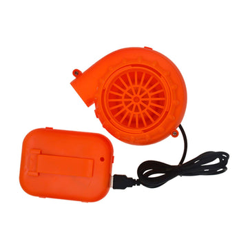 Kiddale Mini Inflatable Costume Fan Blower, 10W×13L, Orange, Upgraded Plastic Model for Dinosaur and Inflatable Game Suits