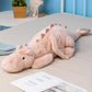 Leahaoe 27.5'' 2Lbs Weighted Stuffed Animal, Soft And Sturdy Weighted Dragon Plush For Kids And Adults, Small Pink Dragon Stuffe