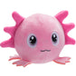 The Petting Zoo Axolotl Stuffed Animal Plushie, Gifts For Kids, Squishiez Sealife Animal Squeeze Toy, Pink Salamander Plush Toy,
