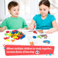 KMUYSL Learning Toys - See & Spell CVC Word Builders, Wooden Alphabet Cards for Kids 2-6 Years, Multicolor, Model Letter-Puzzles422