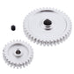 HobbyPark Metal Diff Differential Main Gear 42T & Motor Pinion Gear 27T Set for WLtoys A959-B A969-B A979-B K929-B 1/18 Scale RC