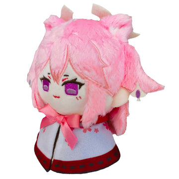 Genshin Impact Plush Toys Venti Zhongli Kazuha Xiao Plush Toy, Keychain Anime Figure Soft Stuffed Gift For Game Fans(Yaemiko)