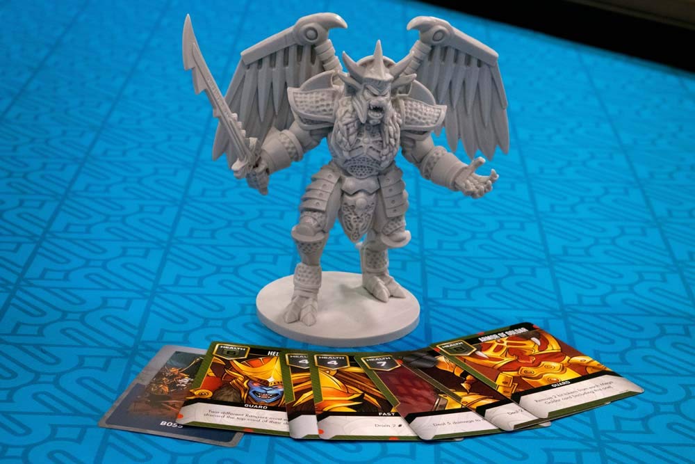 Renegade Game Studios Power Rangers: Heroes Of The Grid Mega Goldar Deluxe Figure , Black