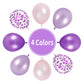Purple Balloons, 55Pcs Dark Purple Party Balloons 12 Inch Pearl Pale Pink And Purple Latex Balloons Light Purple Helium Balloons