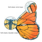 D.Q.Z Christmas Costumes Kids Monarch Butterfly-Wings For Girls Fairy Wings With Antenna Headband Mask Party Favors (Orange)