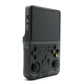 Retrotech R36S Handheld Video Game Console - 15000 Built-in Games, Black Transparent, Plastic Design