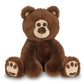 Bearington Lil' Barnaby Chocolate Brown Plush Stuffed Animal Teddy Bear, 11.5 Inches