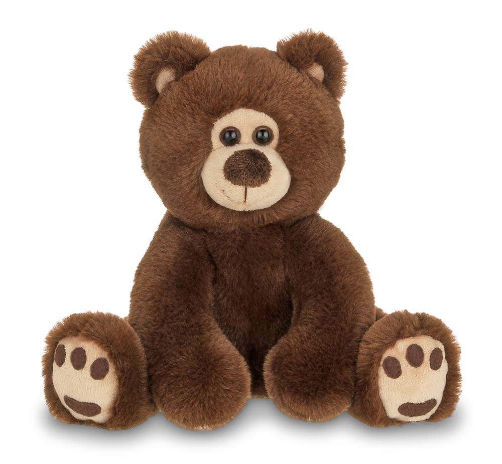 Bearington Lil' Barnaby Chocolate Brown Plush Stuffed Animal Teddy Bear, 11.5 Inches