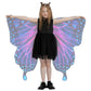 Whiteuniqoon Butterfly Costume Halloween Costumes For Girls Kids, Butterfly Wings Costume Cape Shawl For Girls Fairy Wing (001)