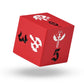 Banloga DND Dice Set,7PCS Metal Dice Set for Dungeons and Dragons,Class Icons Dice,Role Playing Board Games Accessories (Red)