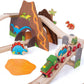 Bigjigs Rail, Dinosaur Wooden Train Set (49Pc), Wooden Toys, Train Sets, Dinosaur Toys, Bigjigs Train Sets, Dinosaur Track, Wooden Train Sets, Trains For Kids