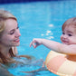 Audaisyly Children Swimming Ring, Inflatable Pool Floats Swim Tube Raft Toy With Stripe Mermaid Decorations Summer Water Fun Lou
