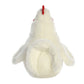 Aurora® Realistic Miyoni® White Hen Stuffed Animal - Lifelike Detail - Cherished Companionship - White 9 Inches