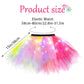 Earent Light Up Rainbow Tutu Skirt Layered Ballet Tulle Skirts Led Colorful Dance Tutus Princess Party Costume Skirt For Girls