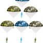 Siqunuo Army Parachute Toys For Kids, 6 Pack Tangle Free Outdoor Toys Parachute Men For Kids, Small Toys For Kids Ages 4-8 9 10