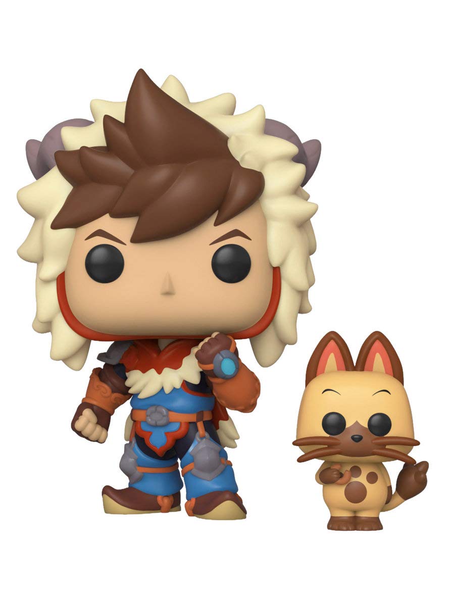 Funko Pop & Buddy: Monster Hunter- Lute With Navirou, Multicolor