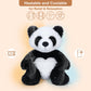 SuzziPals Heatable Panda Stuffed Animal - Microwavable Plush Toy for Soothing & Relaxation, Fantasy Color, Model PALS-27