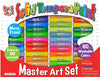 The Pencil Grip Kwik Stix Master Art Set 60 Colors, Includes Classic, Metallic, Neon, Jewel, Pastel and Earth Colors, TPG-690