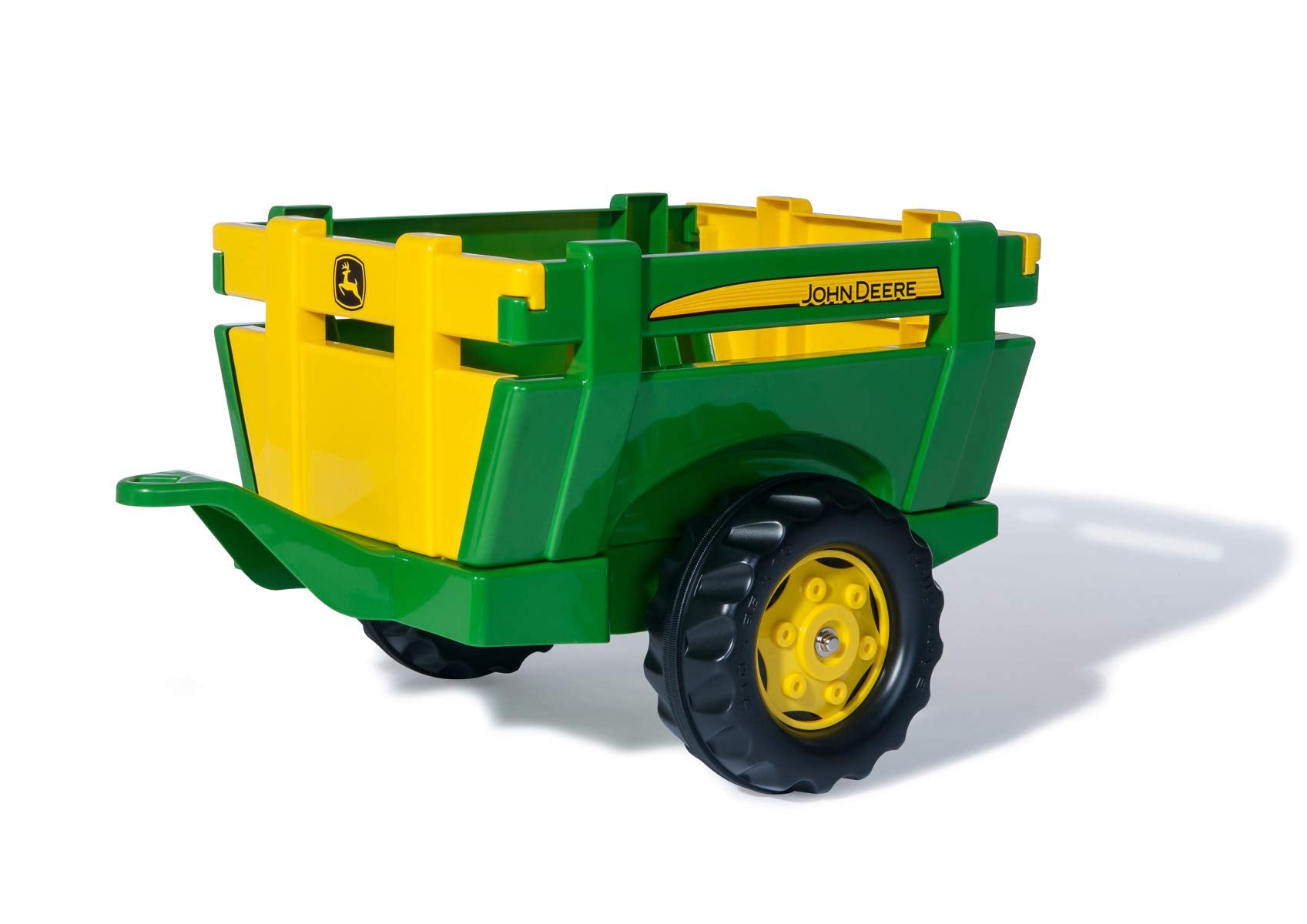 Rolly Toys John Deere Farm Trailer With Detachable Sides For Pedal Tractor, Youth Ages 3+