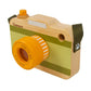 Wooden Mini Pretend Camera Toy For Toddlers 1 2 3 Years Old, Neck Hanging Photographed Props For Boys Girls Children Kids