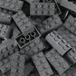 Feleph Dark Bluish Gray 2X4 Bricks 320 Pieces Grey Classic Building Blocks Creative Play Set Toy Accessories Compatible With Major Brick Brands (Gray Deep)