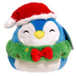 Squishmallows Plush Doll - 8" Puff The Penguin - Christmas Wreath Squad - Multicolor - Model SQXM00087 - Soft Polyester Toy