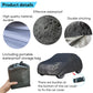 Large Kids Ride-On Toy Car Cover, Outdoor Wrapper Resistant Protection For Electric Battery Powered Children Wheels Toy Vehicles-Universal Fit, Water Resistant, Uv Rain Snow Protection (Black)