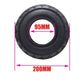 200X50(8X2)Scooter Tubeless Solid No Flats Tire For Razor 200 X 50 (8 X 2) E100 E150 E175 E200