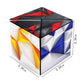 Magic Cube 2 in 1 Set Puzzle Brain Teasers Toy Geometric Brain Teaser Puzzles Geometry 3D Logic IQ Games Puzzle Cubes for Kids and mature-themeds (Diamond)