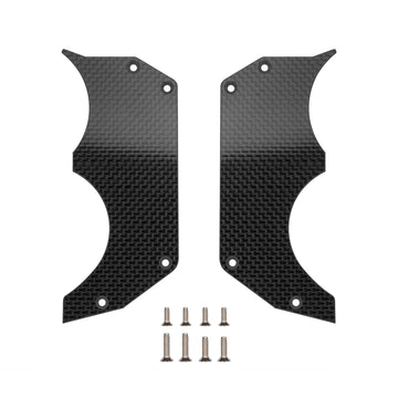 1.5Mm Carbon Fiber Air Dam Diffuser For Arrma 6S 1/7 Infraction/Limitless/Felony,Wheel Covers Lightweight Left And Right Carbon