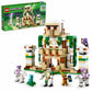 Lego 21250 Minecraft The Iron Golem Fortress, Buildable Castle Toy, Convertible Into A Large Figure, With 7 Figures Including Crystal Knight, Skeleton Rider And A Loaded Creeper