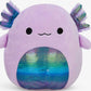 Squishmallows 7.5'' Monica The Purple Rainbow Axolotl Plush Stuffed Animal Soft Toy