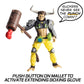Alter Nation Albert VII The Human Monkey Bull Hybrid - Web Cartoon Dark Horse Comics Graphic Novel Action Figure with Bending Tail Action & Mini Comic Book Great Gift for Kids 6 & Up