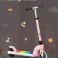 Anhao Electric Scooter For Kids Ages 6-12(Mainly 6-10), Adjustable Handlebar And Speed, Anti-Slip Deck, Flash Wheel, Toddler Sco