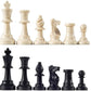 Staunton Tournament Chess Pieces, Triple Weighted With 3.75' King And 2 Extra Queens