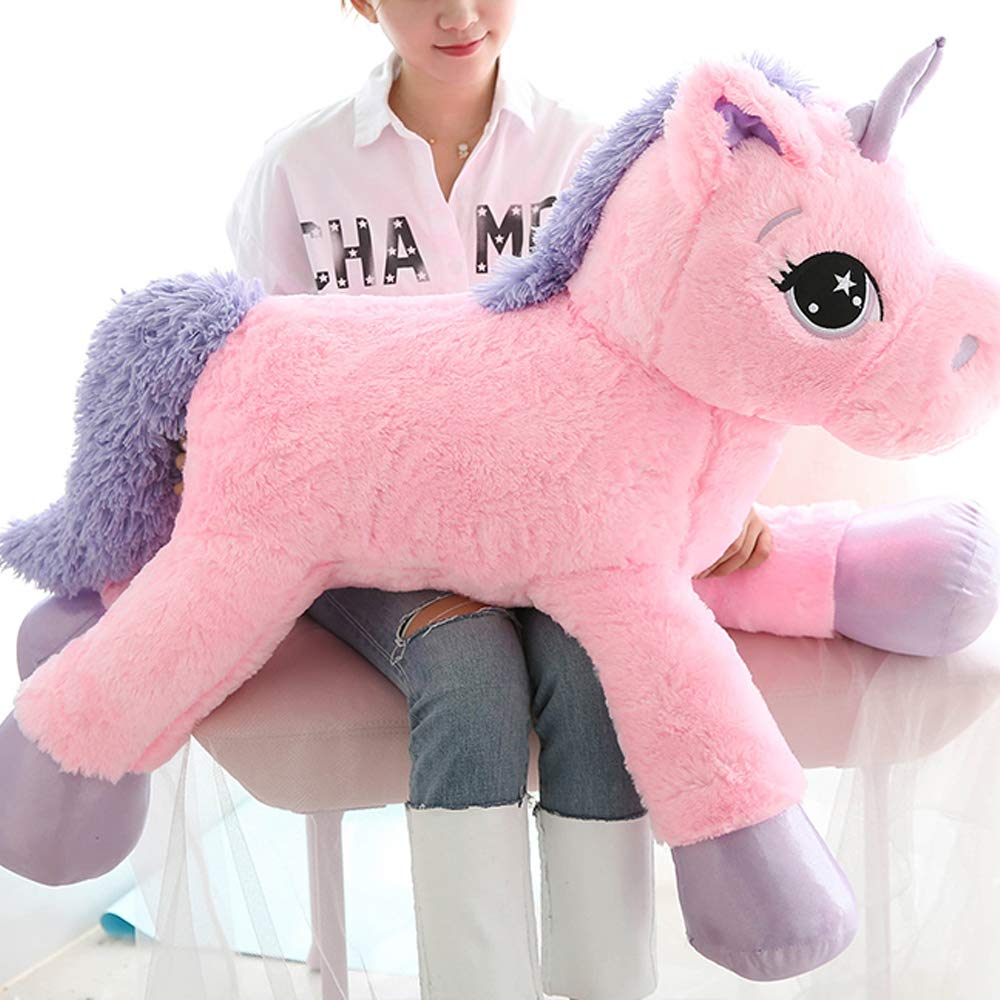 Sofipal Giant Unicorn Stuffed Animal Toys,Large Pink Unicorns Plush Pillow Cushion For Birthday,Valentines,Bedroom 43'